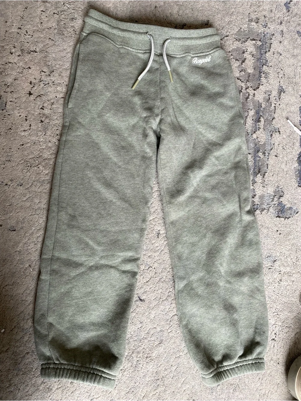 Olive Green Kids Sweatpants Sz 6A